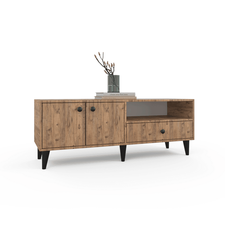 Belgrad TV Unit - Atlantic Pine Color