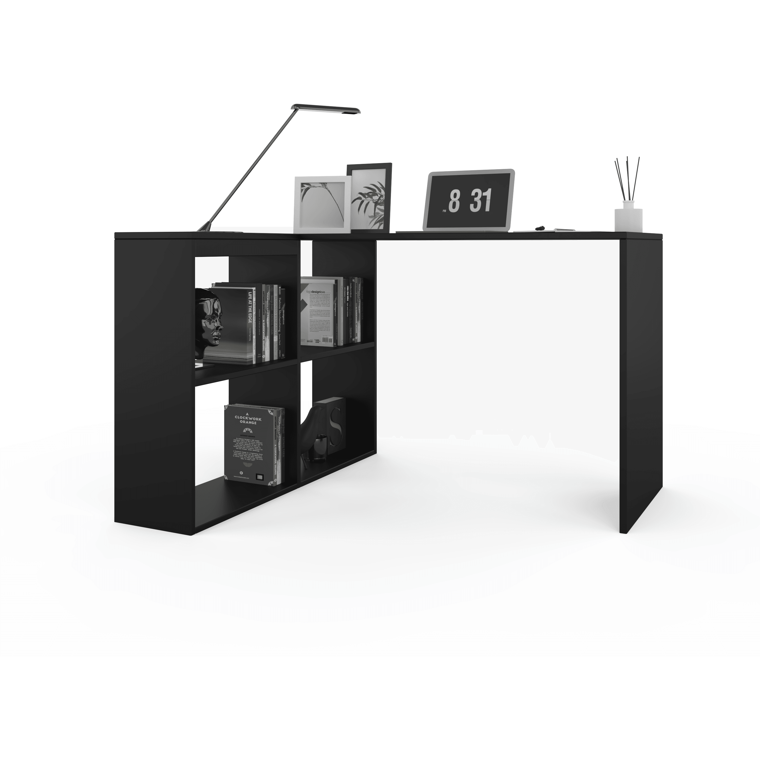 Nora Ofis /Çalışma Masası - Siyah