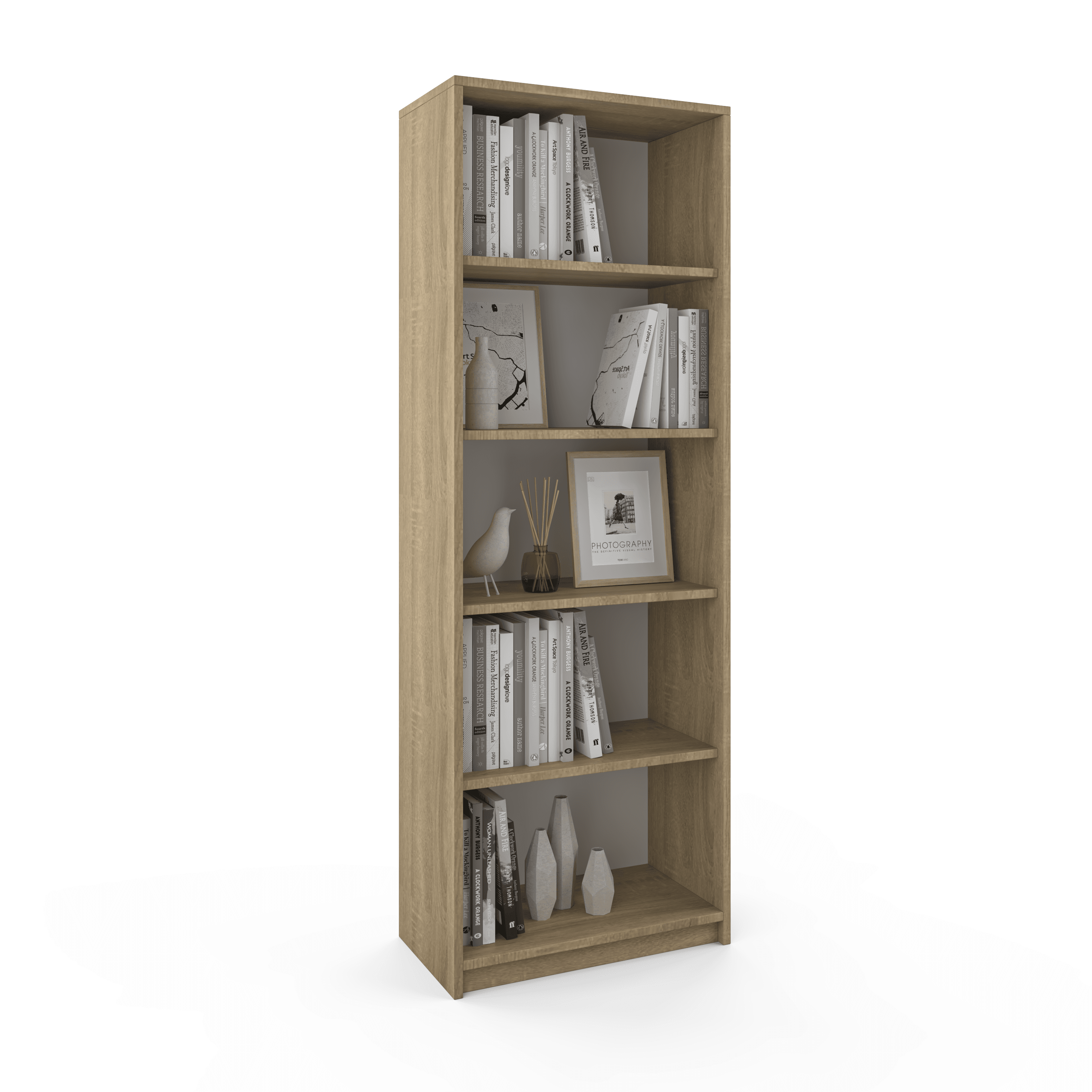 Vera Bookshelf - Sonoma Oak