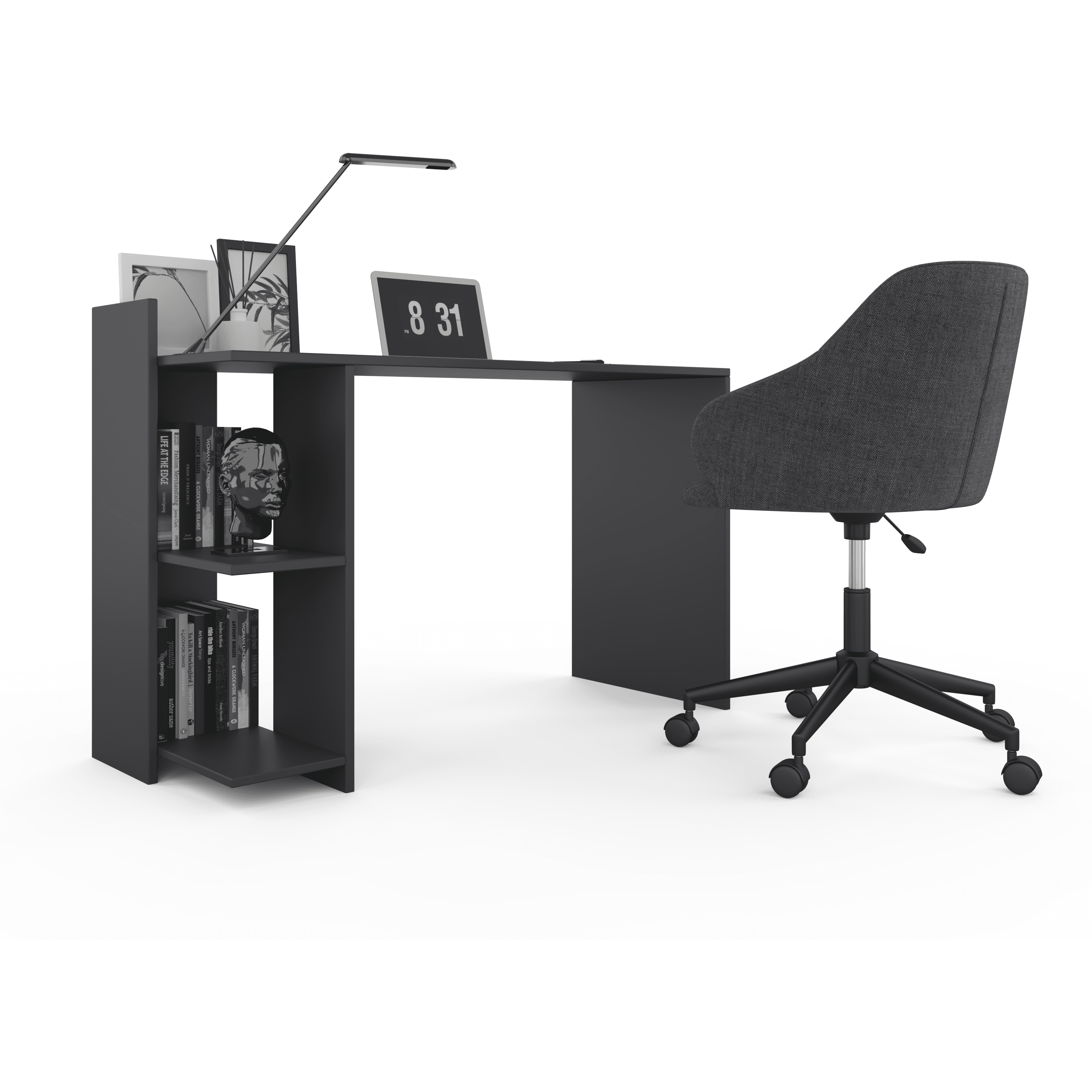 Malta Office Table - Anthracite