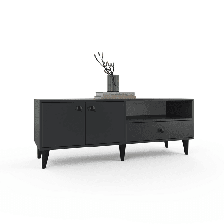 Belgrad TV Unit - Anthracite