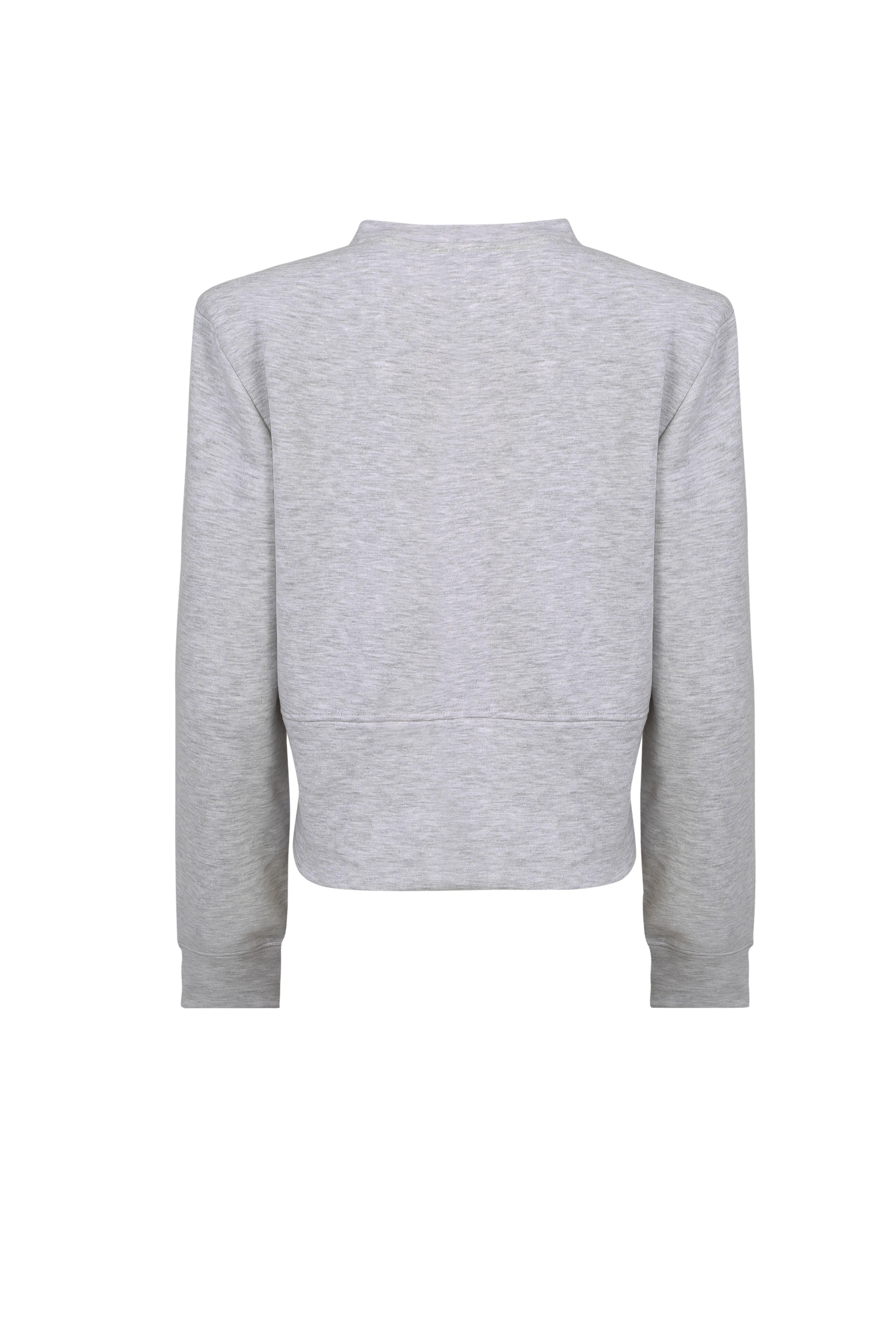Luna Vatkalı Gri Sweatshirt