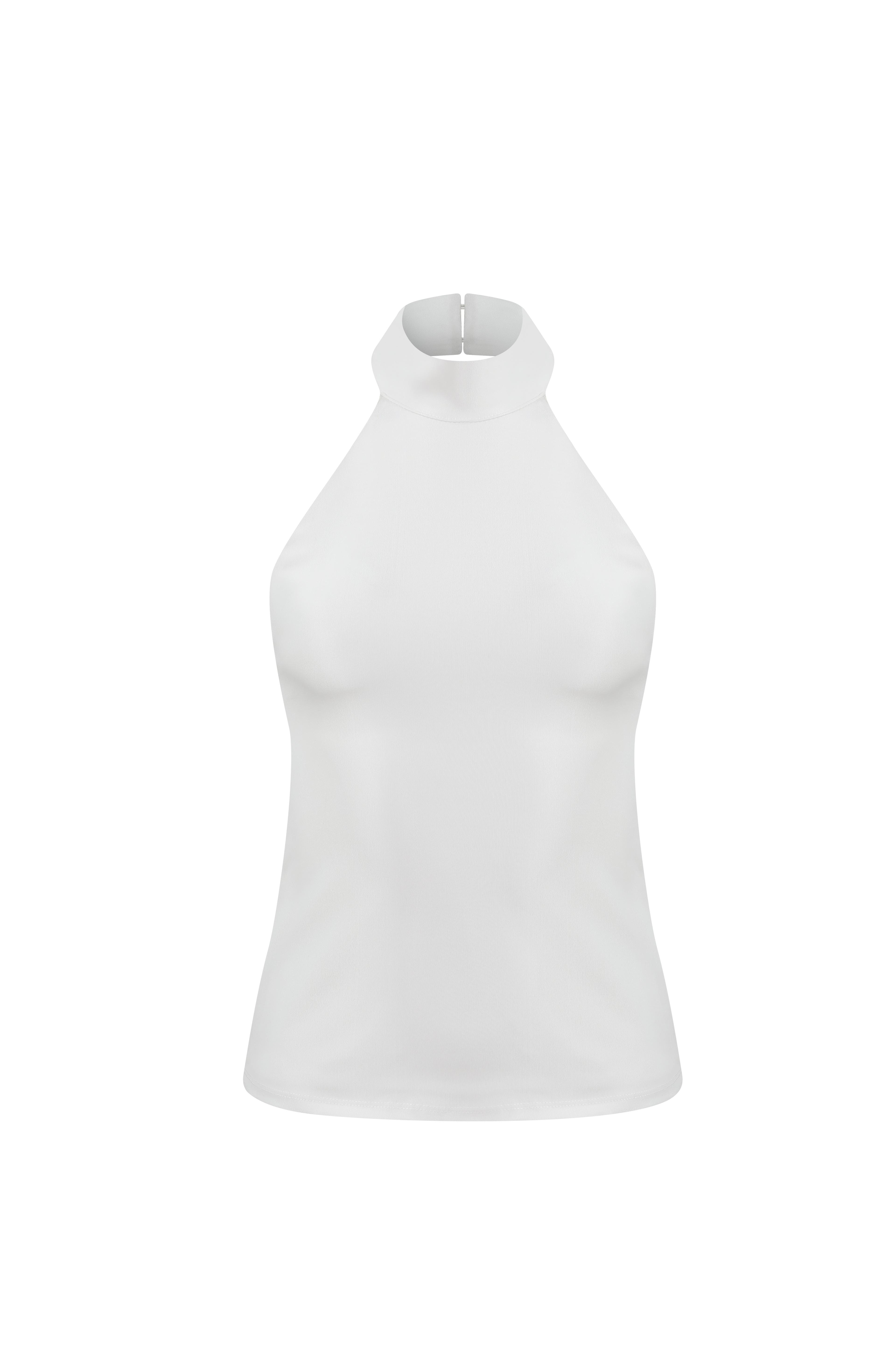 İnca Halter Yaka Body - Beyaz