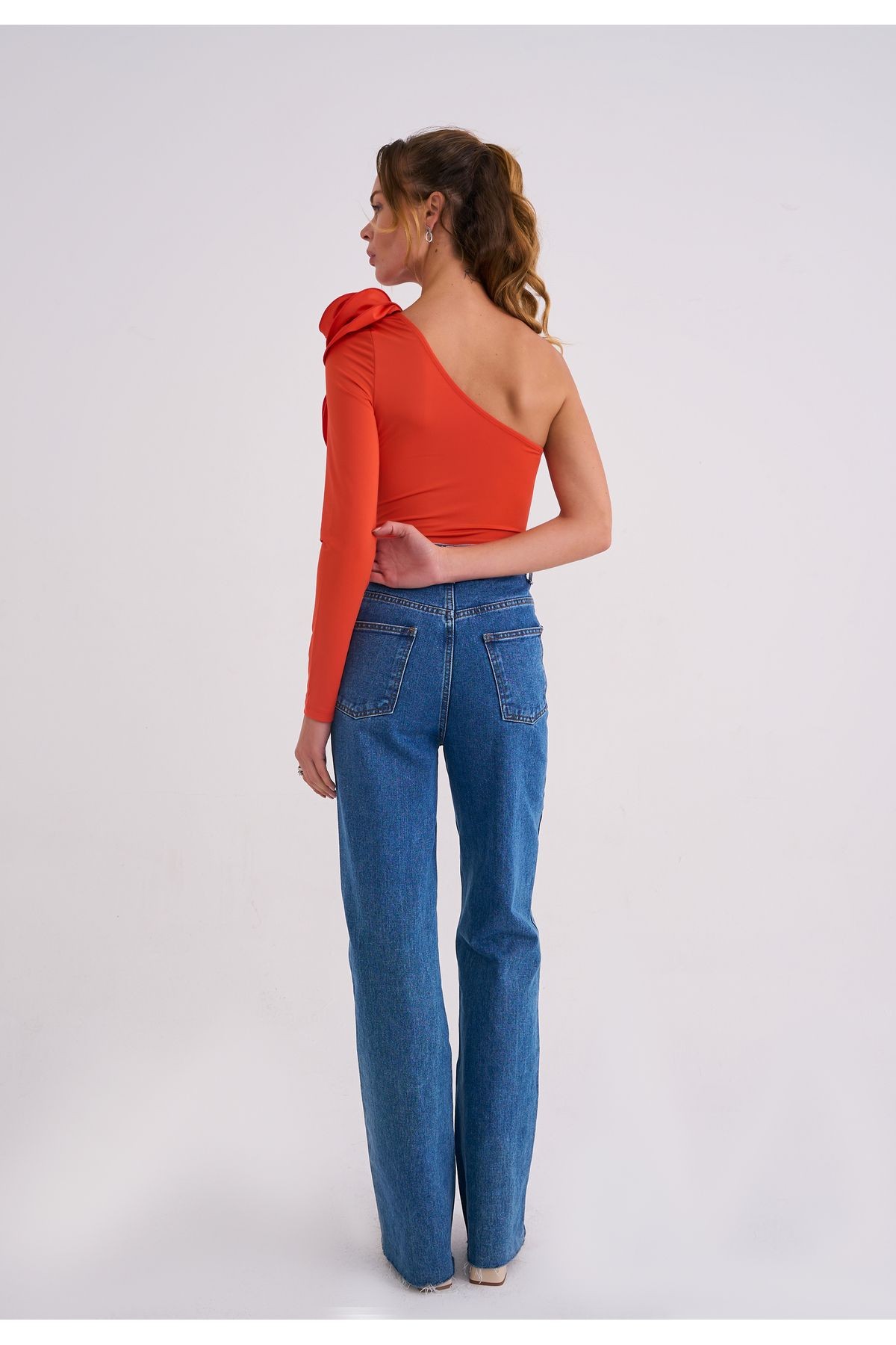 Elba Gül Detaylı Bodysuit