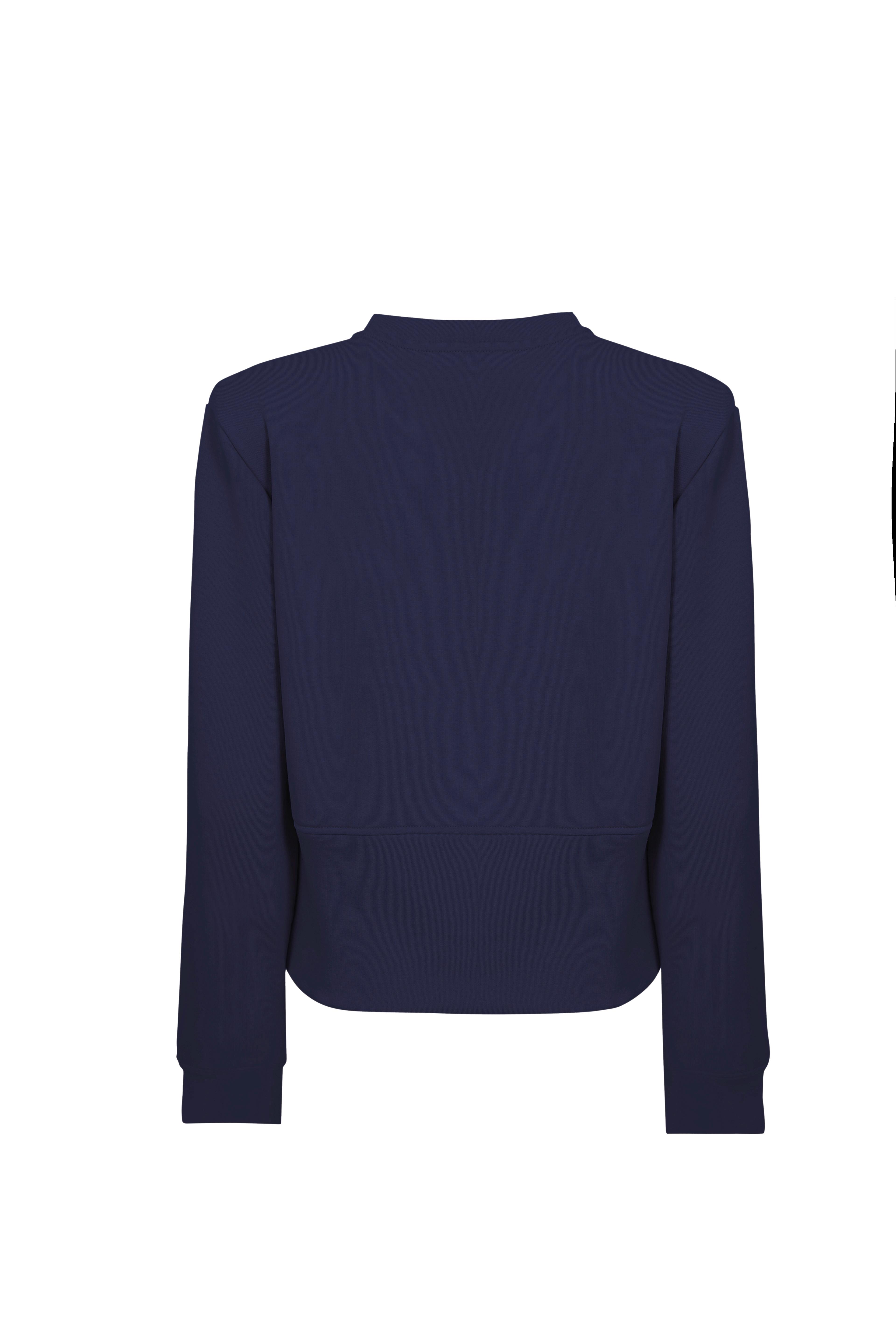 Luna Vatkalı Lacivert Sweatshirt