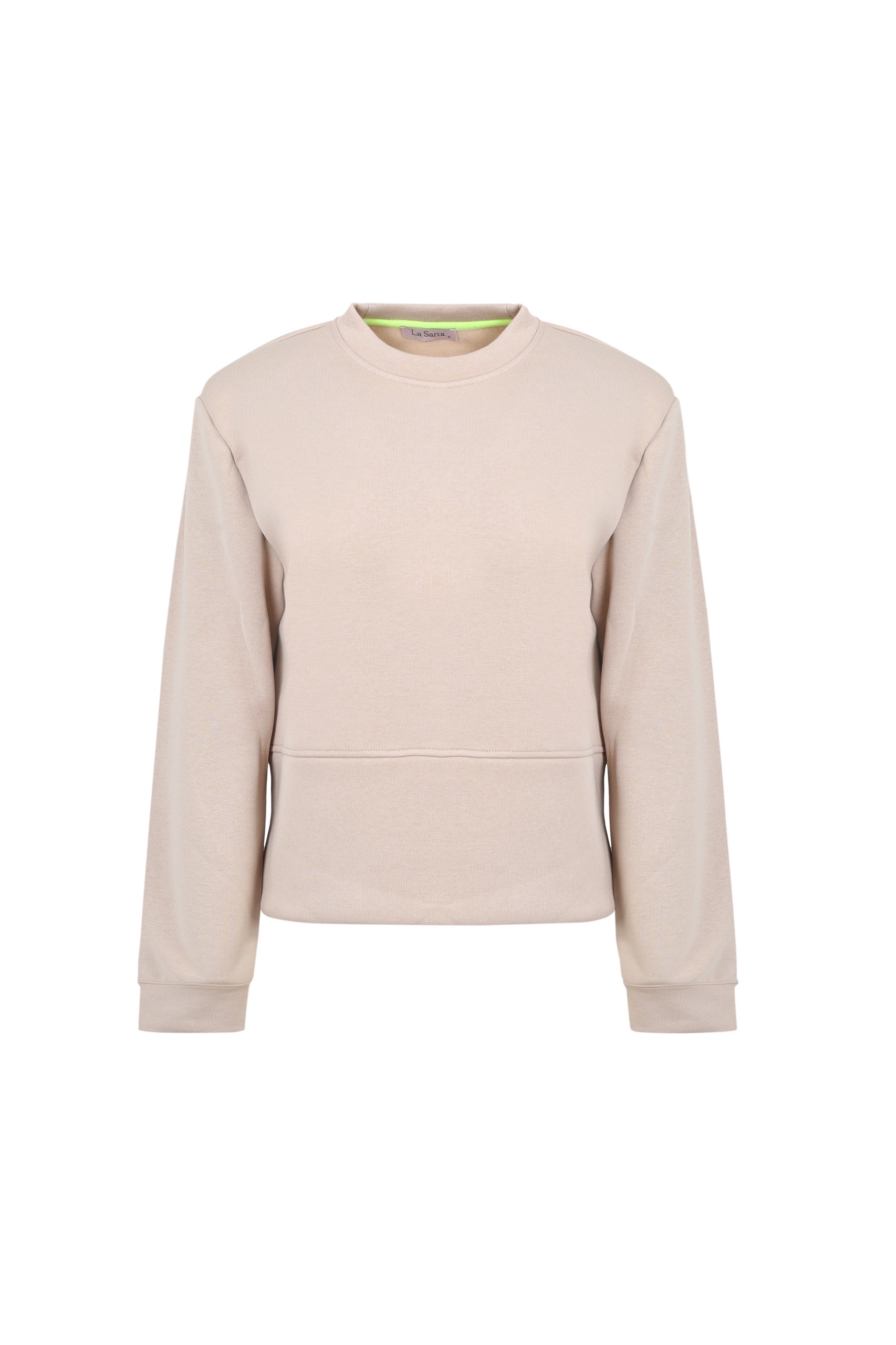 Luna Vatkalı Taş Rengi Sweatshirt
