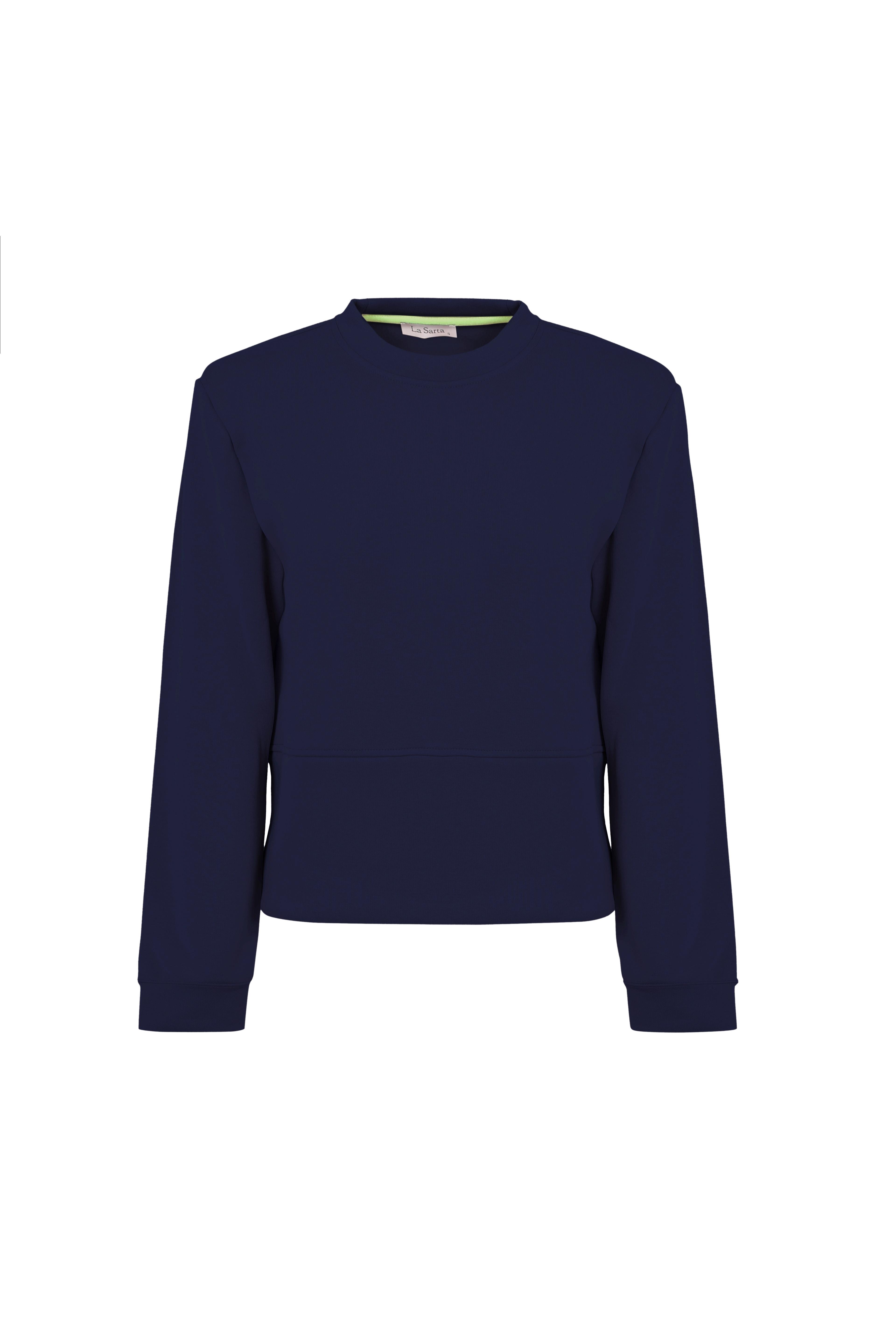 Luna Vatkalı Lacivert Sweatshirt