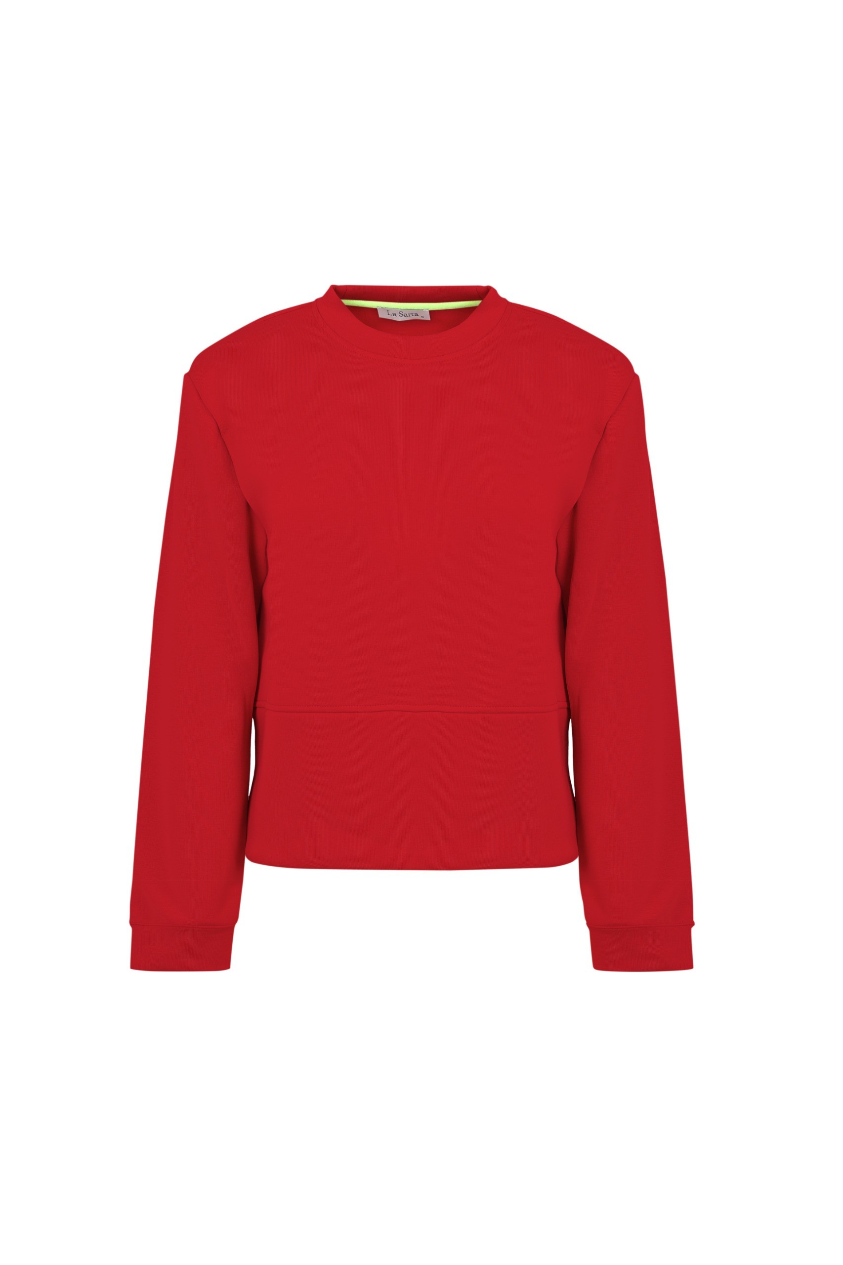 Luna Vatkalı Kırmızı Sweatshirt