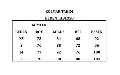 COLMAR GÖMLEK BÜSTİYER ŞORT TAKIM