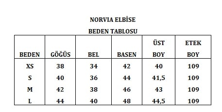 NORVİA TEK KOL UZUN ELBİSE