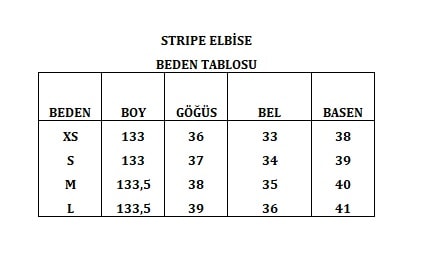 Stripe Çizgili Kaşkorse Askılı Sırt Dekolteli Elbise - Siyah Beyaz