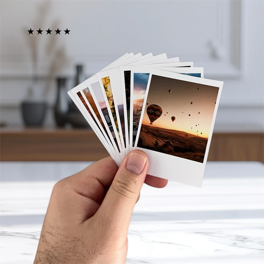 6x9 Mini Polaroid Fotokart - 72 Adet