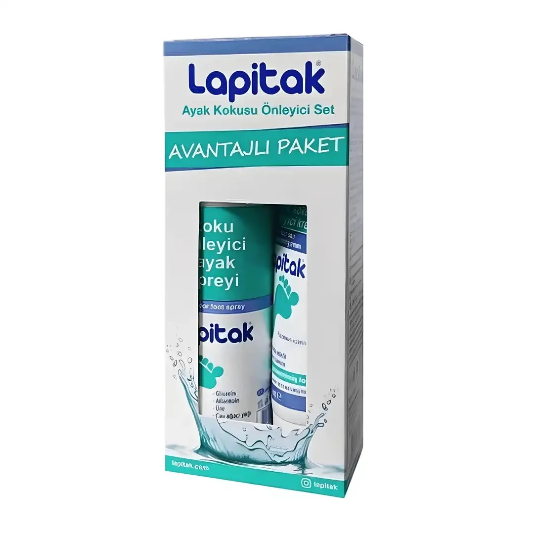 Lapitak Ayak Kokusu Önleyici Set - Sprey 125 ml + Krem 60 ml