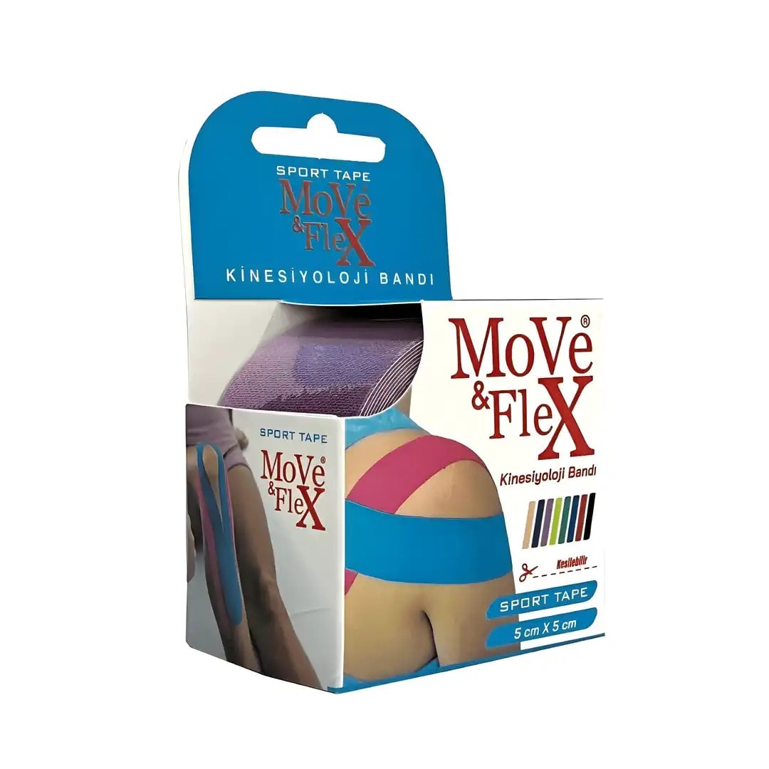 Move&Flex Kinesiology Bandı Mor
