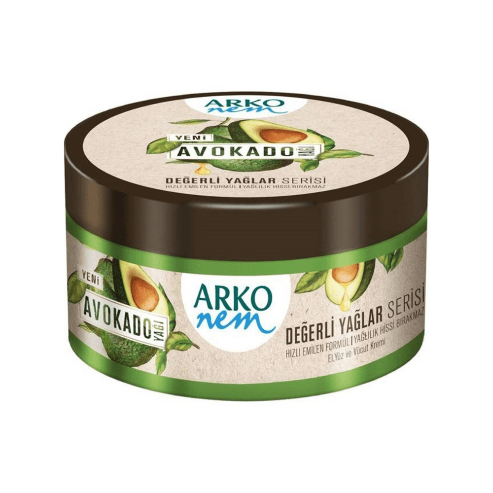 Arko Nem Değerli Yağlar Serisi Avokado Yağı Krem Kavanoz 250 ml