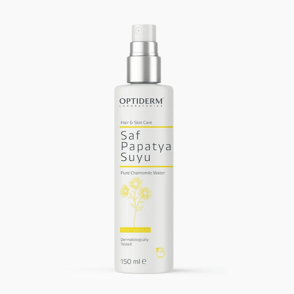 Optiderm Papatya Suyu Saç ve Yüz Toniği %100 Doğal ve Saf 150 ml