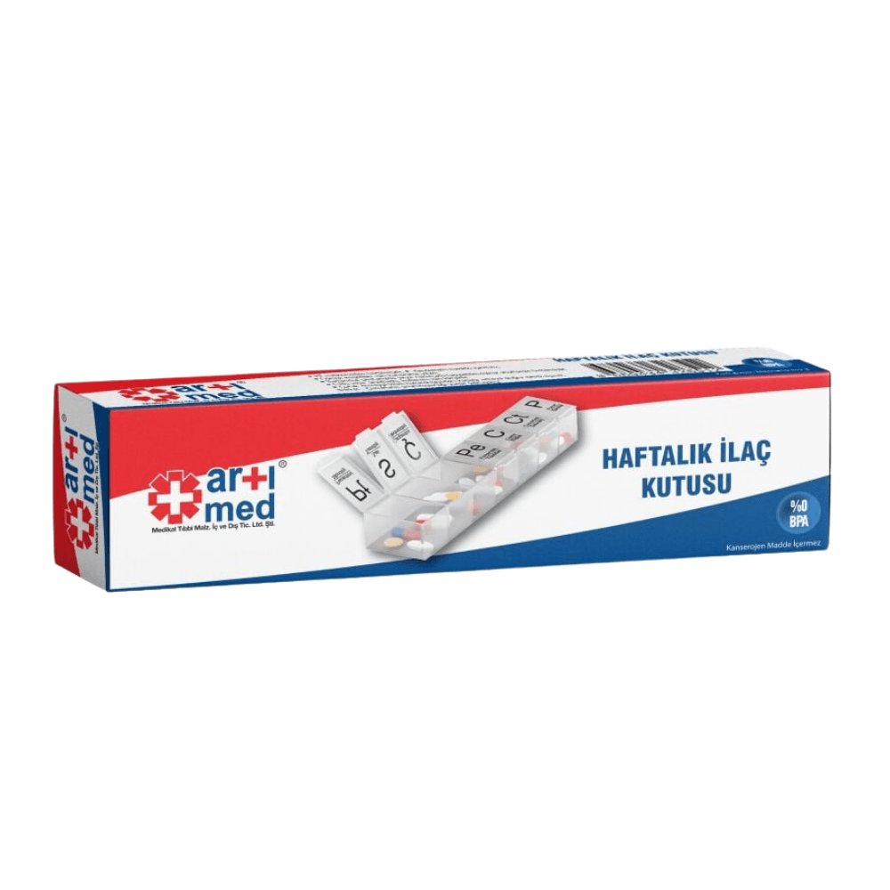 Artımed Haftalık İlaç Saklama Kutusu