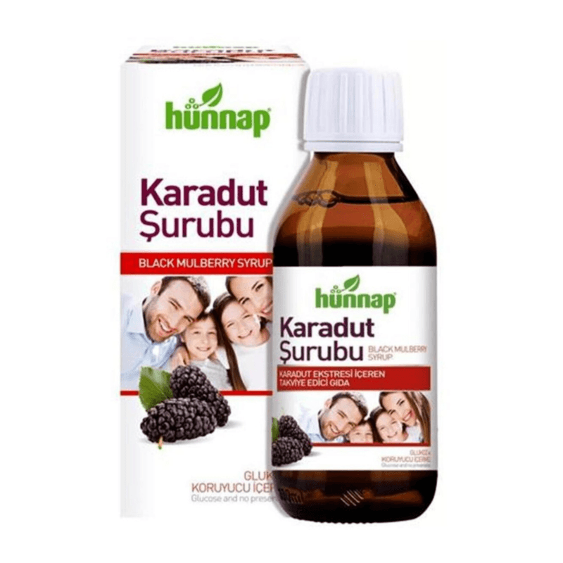 Hünnap Karadut Şurubu 50ml