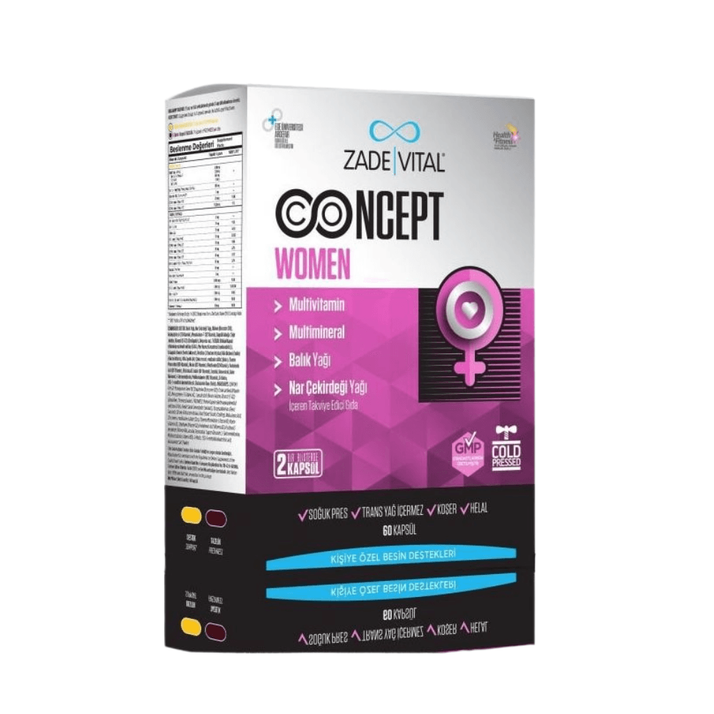 Zade Vital Concept Women Kapsül 60'lı