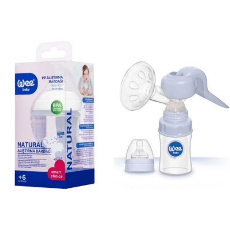 Wee Baby 752 Pratik Manuel Göğüs Pompası + Alıştırma Bardağı Hediyeli