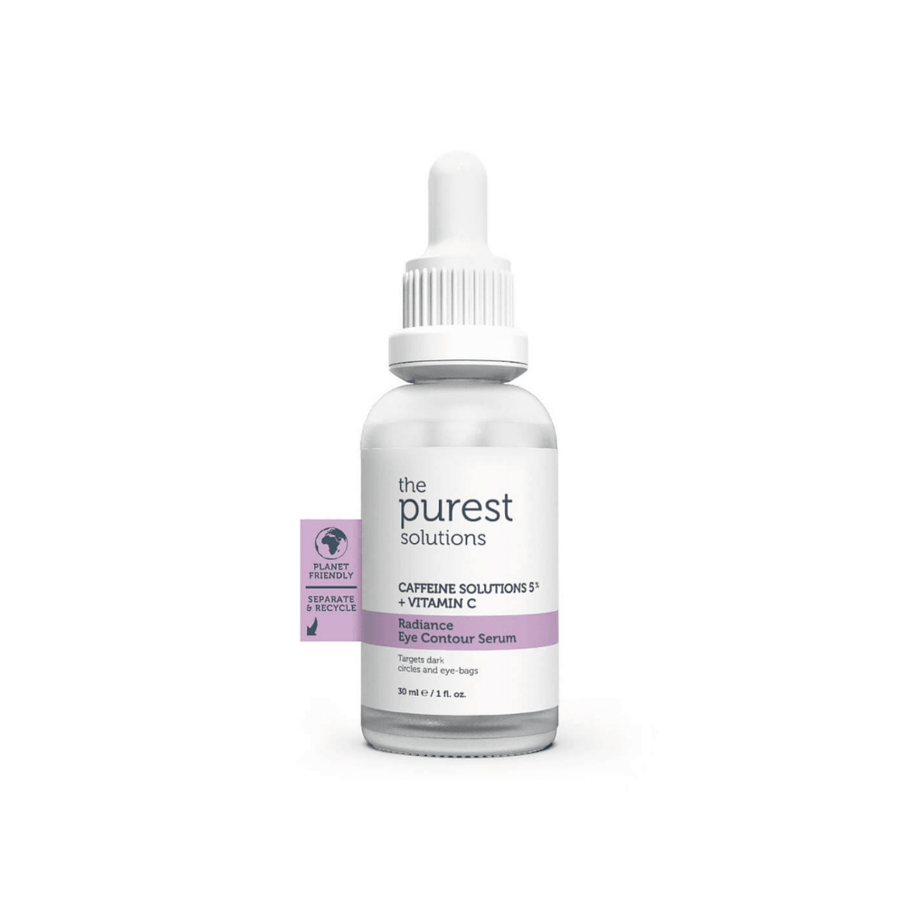 The Purest Solutions Göz Altı Torbalanma ve Morluk Karşıtı Bakım Serumu 30 ml (Caffeine Solutions 5% + Vitamin C)
