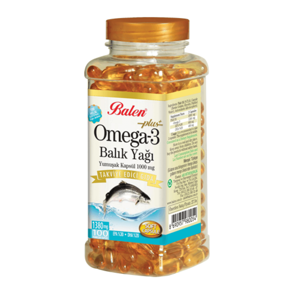 Balen Omega 3 Balık Yağı 1380 Mg 200 Kapsül