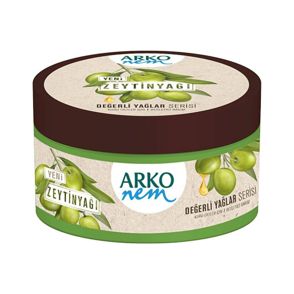 Arko Nem Değerli Yağlar Serisi Zeytinyağı Özlü Krem Kavanoz 250 ml