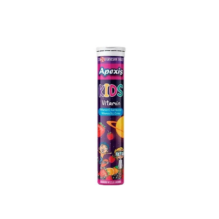 Apexis Kids Vitamin 22 Efervesan Tablet