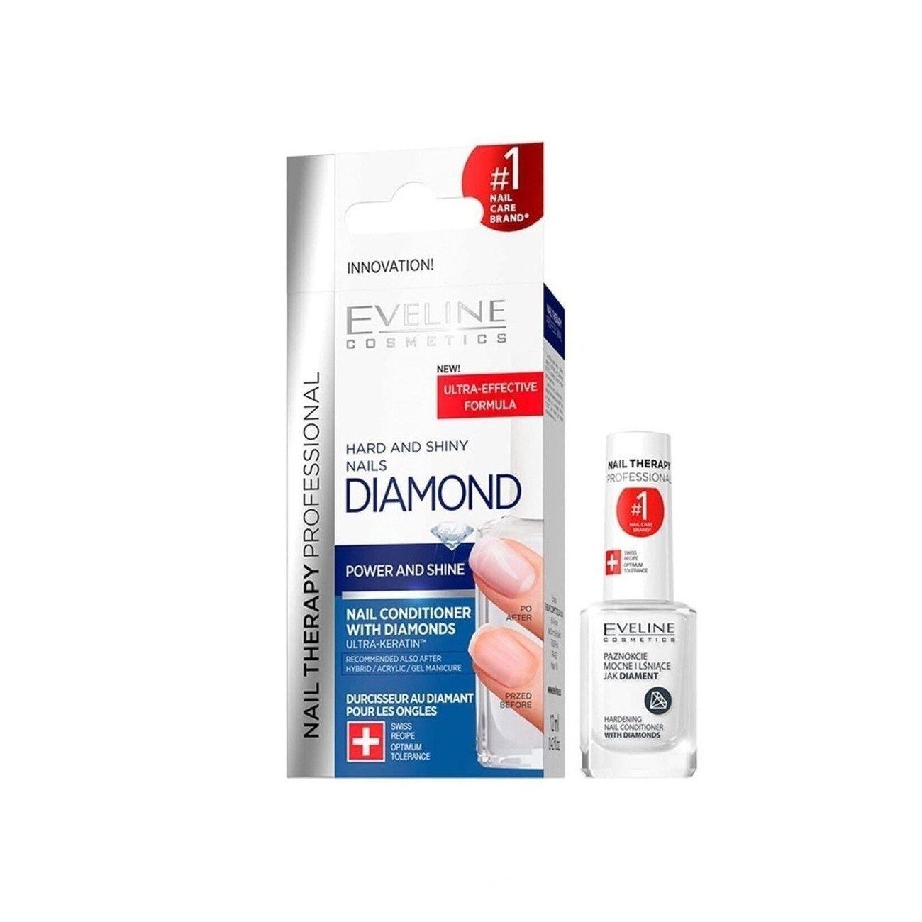 Eveline Hard and Shiny Nails Diamond Power and Shine 12 ML
