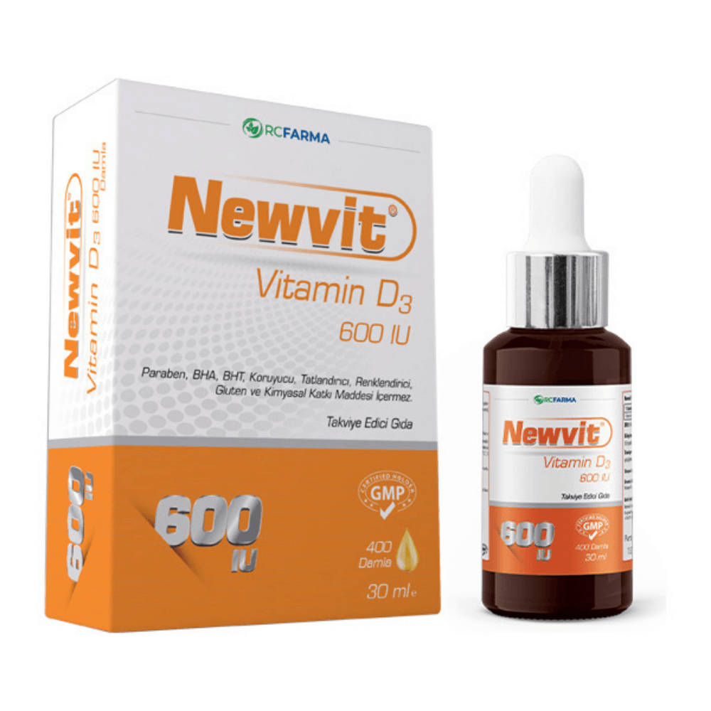 Newvit Vit D3 600 Iu Damla 30 ML