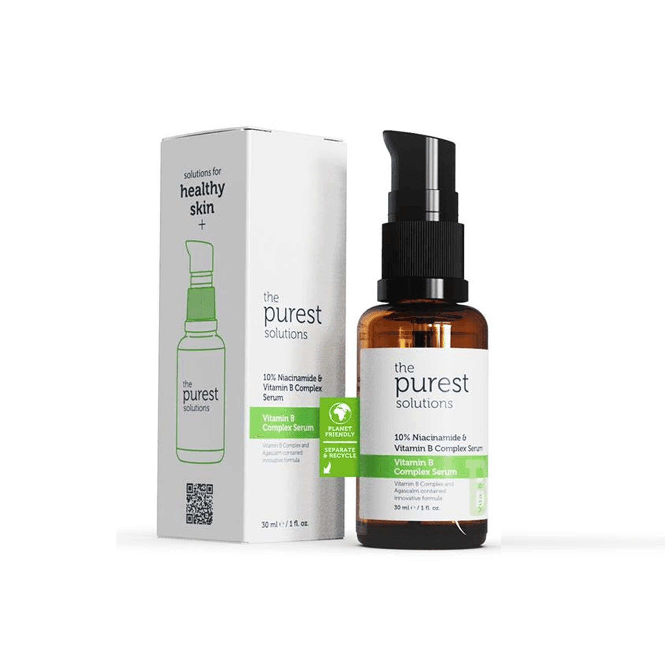 The Purest Solutions Vitamin B Complex Serum 10% Niacinamide & Vitamin B 30 ml