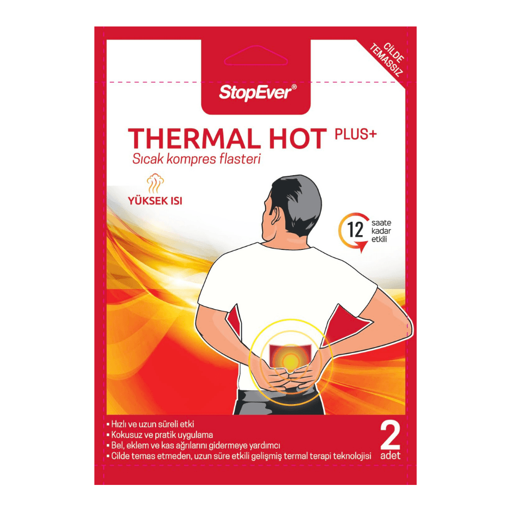Stopever Thermal Hot Plus+ Sıcak Kompres Flastreri