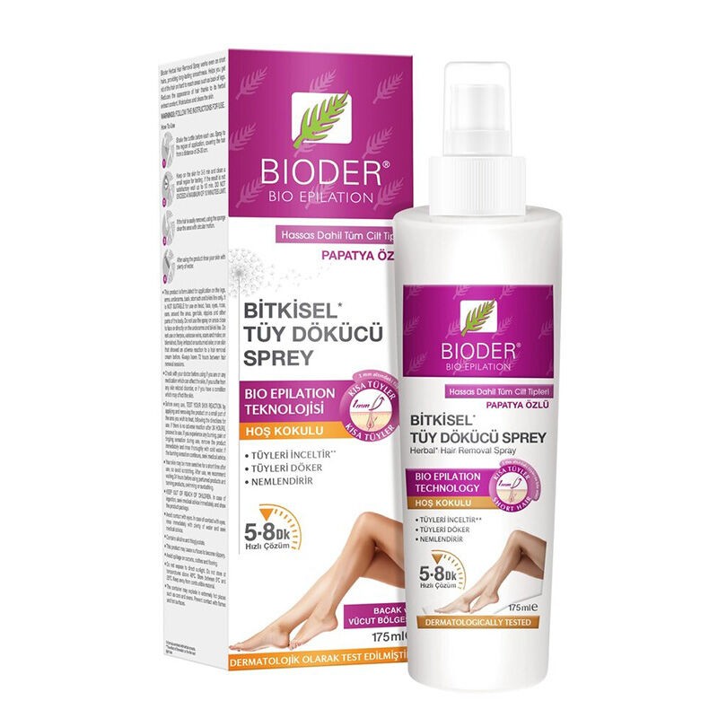 Bioder Tüy Dökücü Sprey Kadın 175 ml