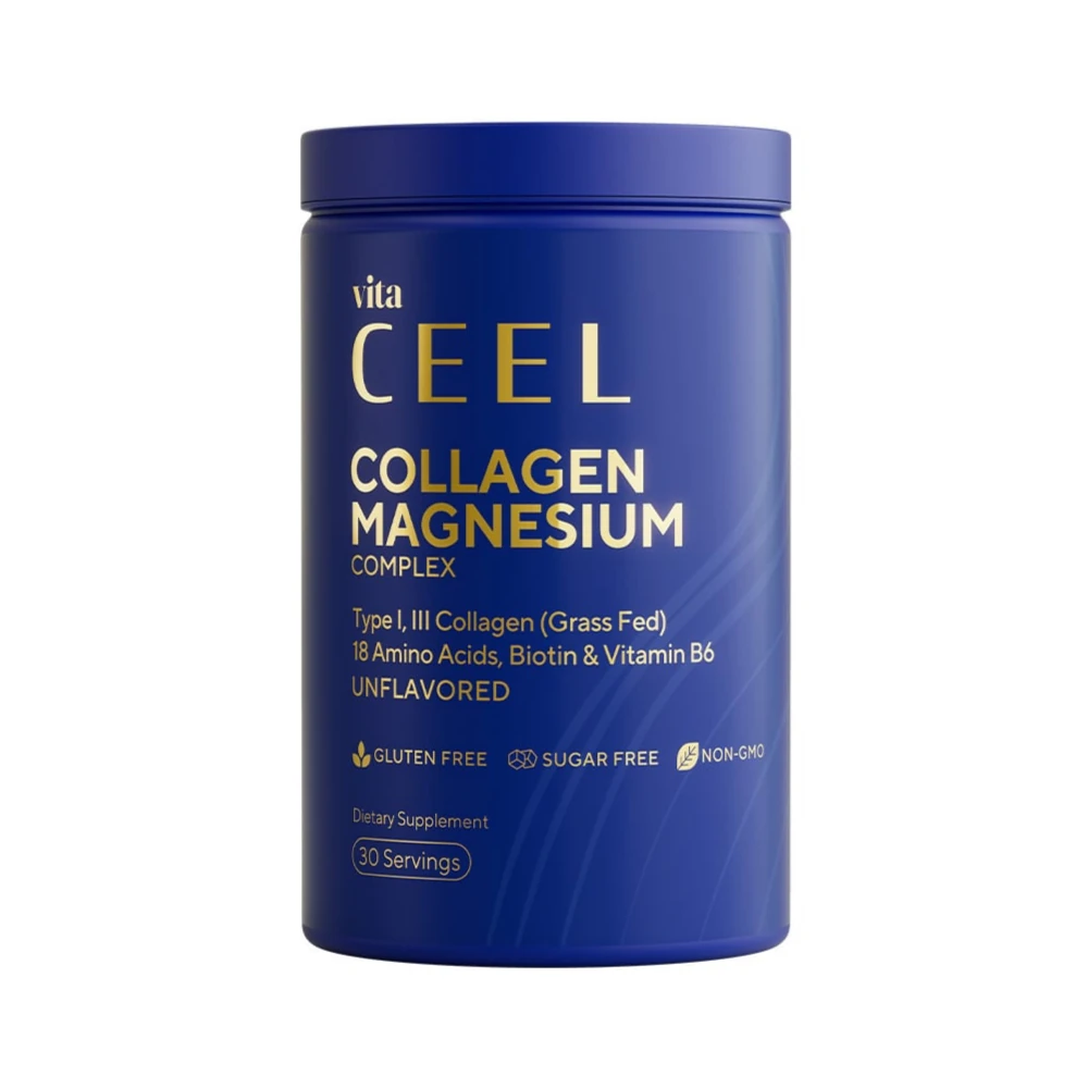 Vita Ceel Collagen Magnesium Complex Type I, III Collagen 30 Servis