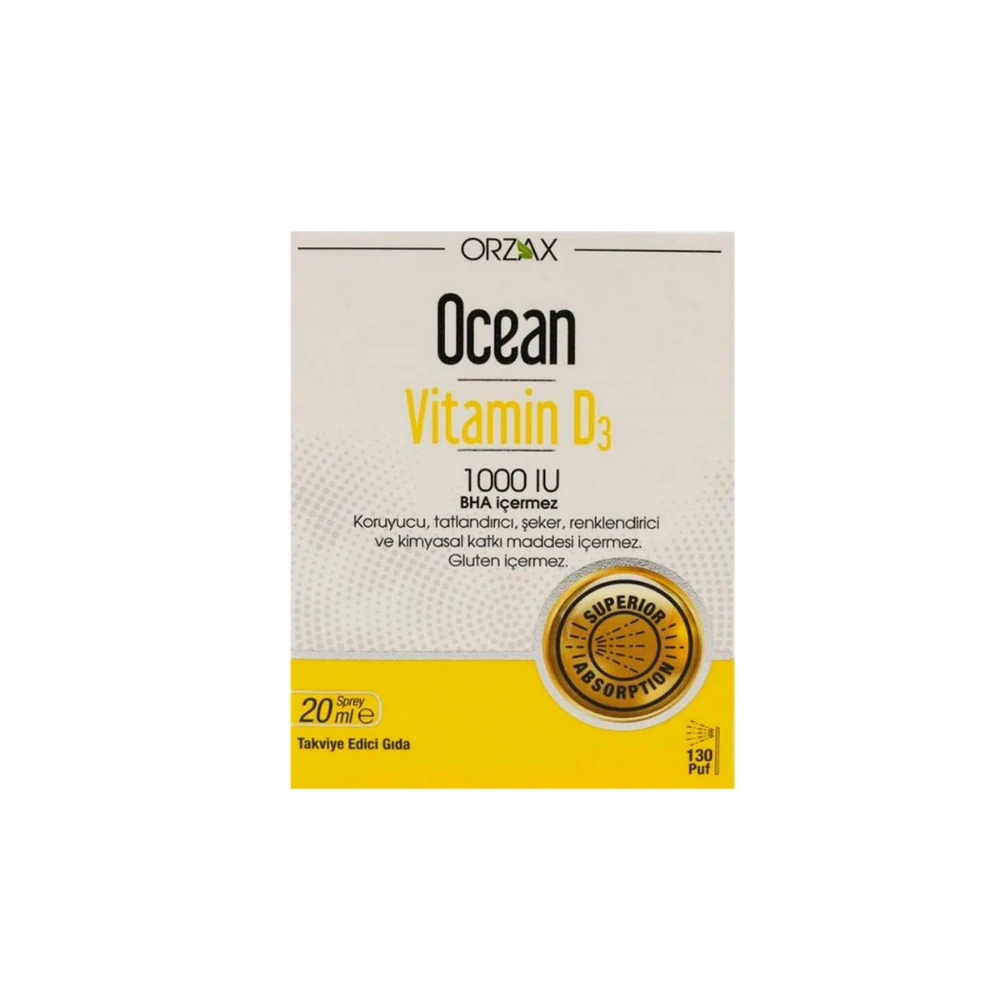 Ocean Vitamin D3 1000 IU Oral Sprey 20 ml