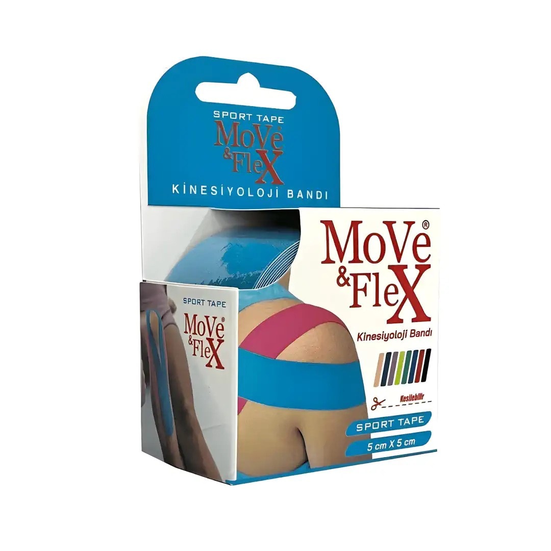 Move&Flex Kinesiology Bandı Mavi