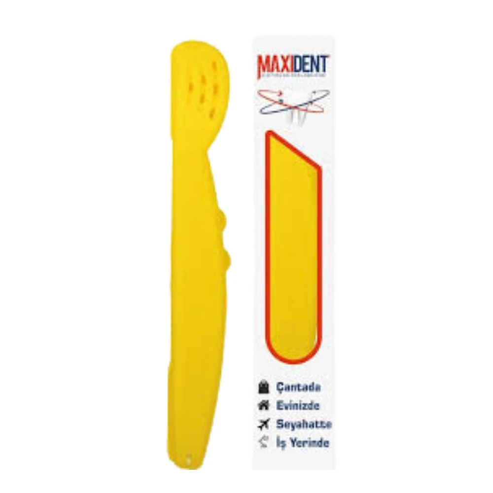 Maxident Diş Fırçası Saklama Kabı - Sarı