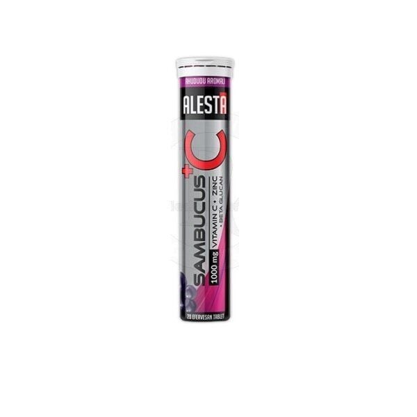 Alesta Sambucus + C Vitamini + Zinc 1000 mg Efervesan Tablet
