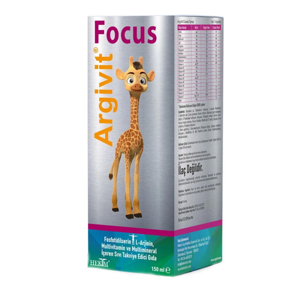 Argivit Focus Şurup 150 ml