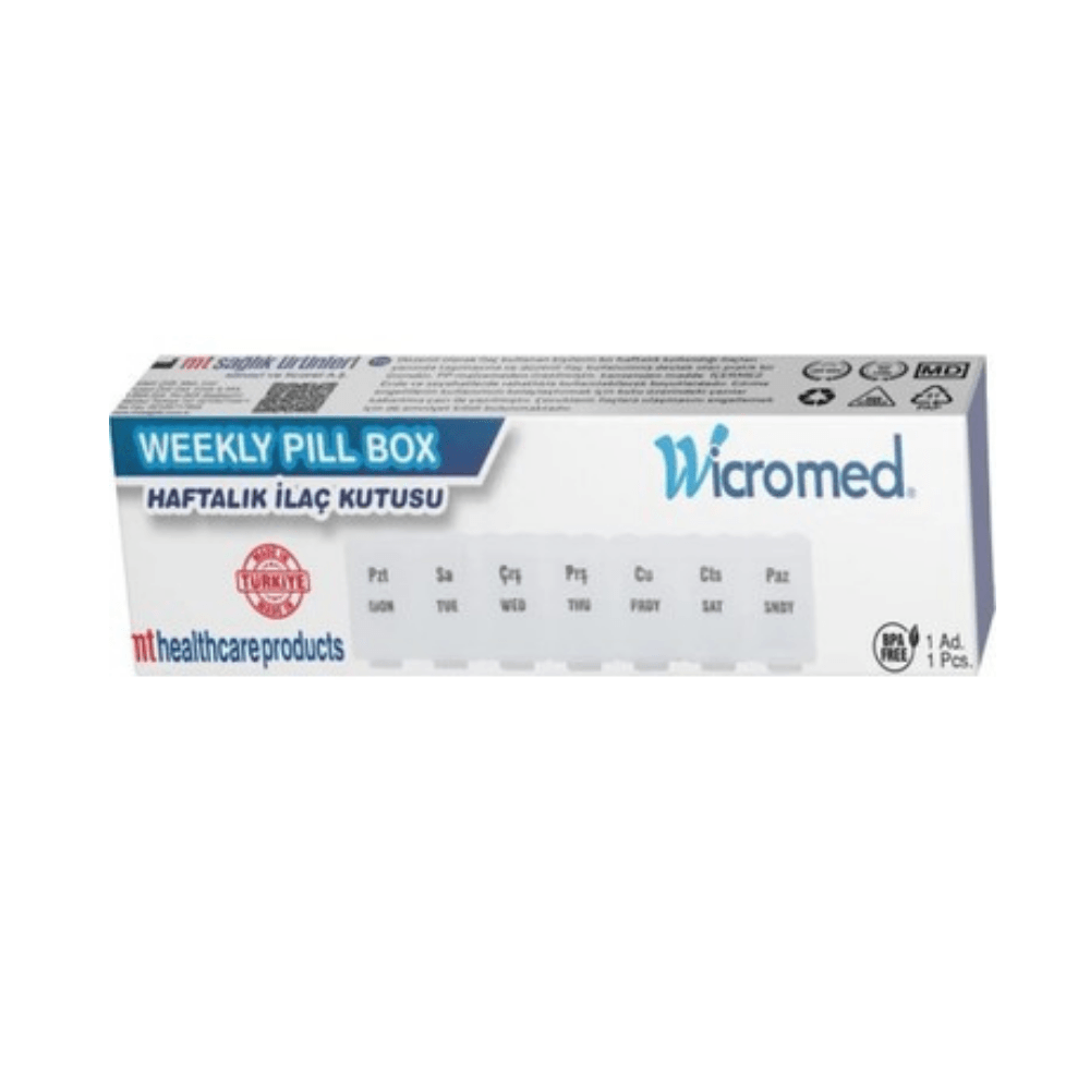 Wicromed İlaç Kutusu Haftalık