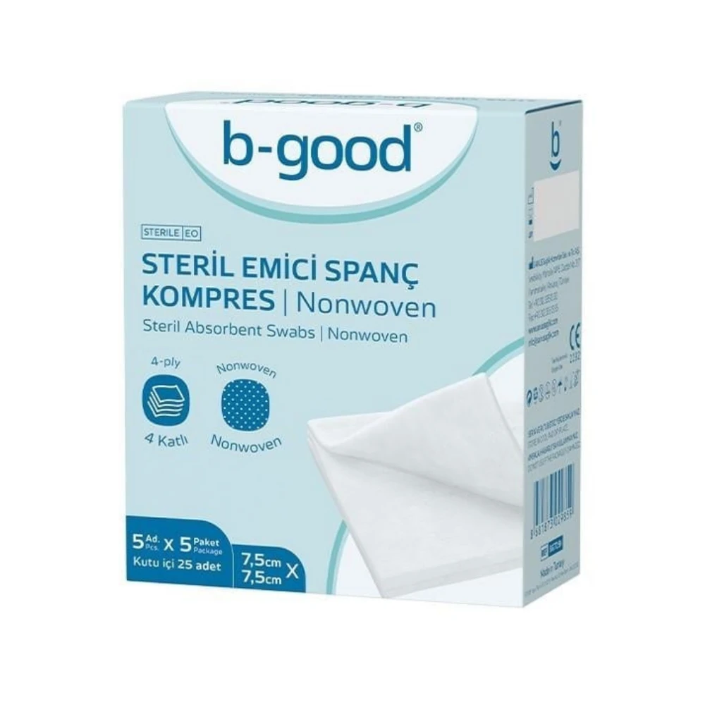 B-Good Nw Steril Emici Gaz Kompresi 25'li