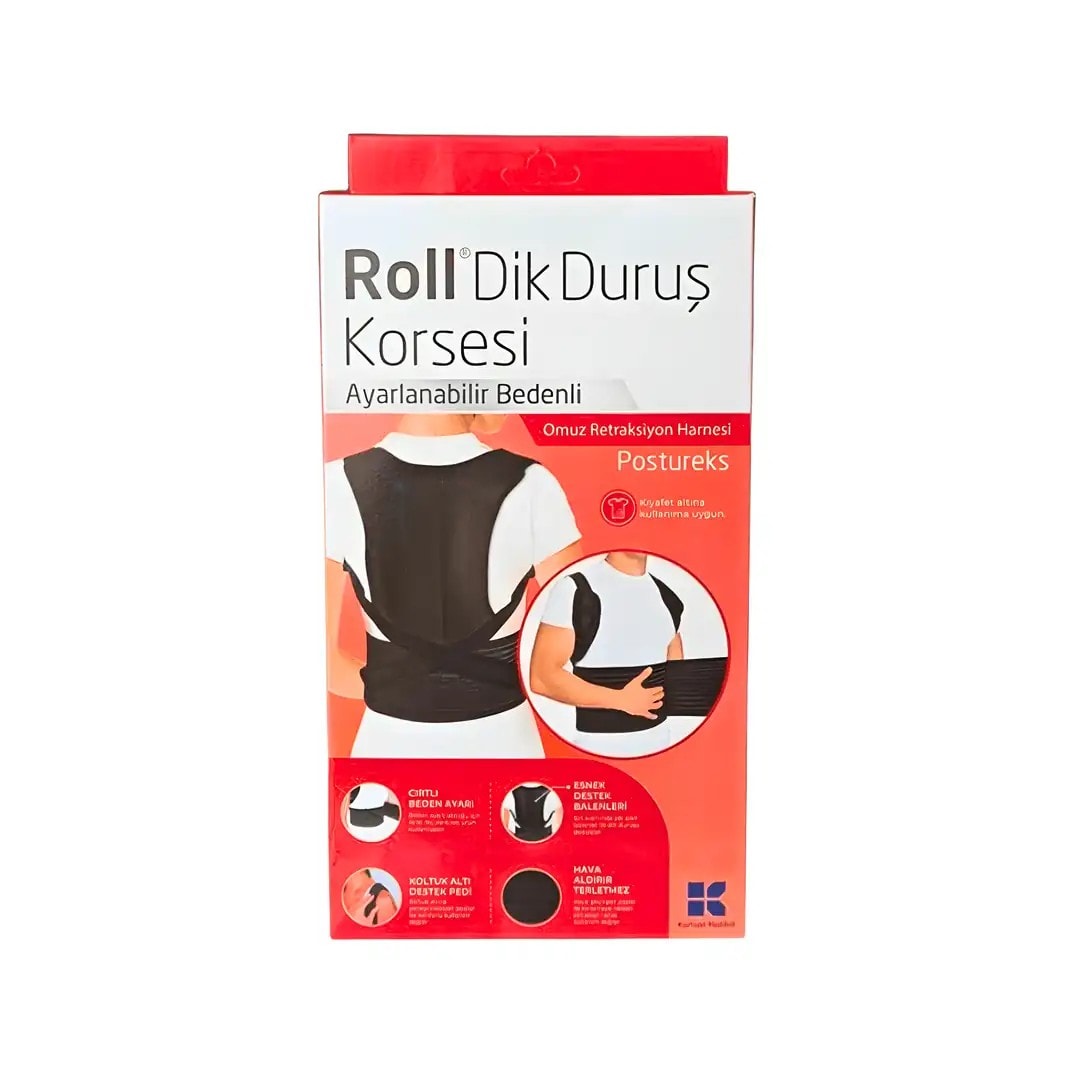 Roll Dik Duruş Korsesi Bedensiz