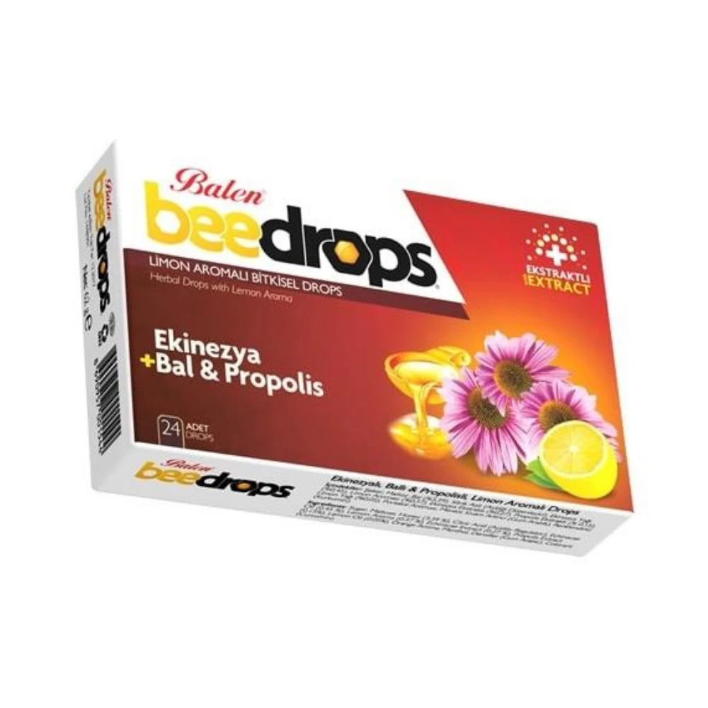 Balen Limon Aromalı Bitkisel Drops 24'lü
