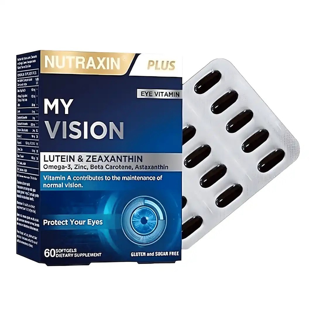 Nutraxin Plus My Vision Göz Vitamini Lutein Zeaksantin 60 Kapsül