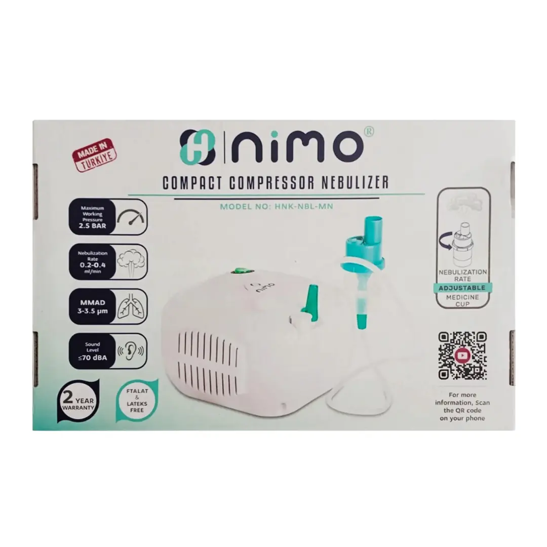 Nimo Mini Kompresörlü Nebulizatör | vitamanya.com.tr