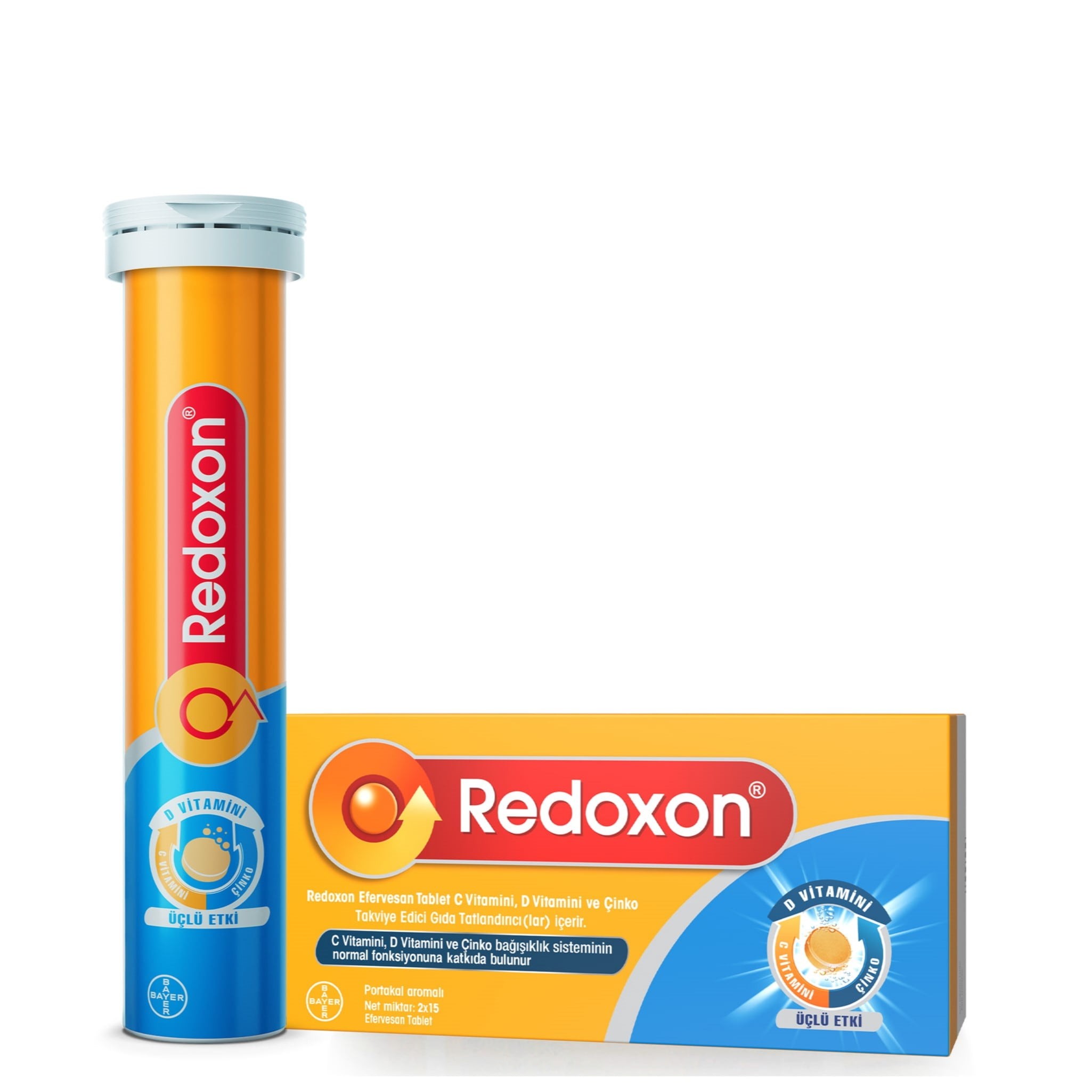 Redoxon 3 Lü Etki 30 Efervesan Tablet