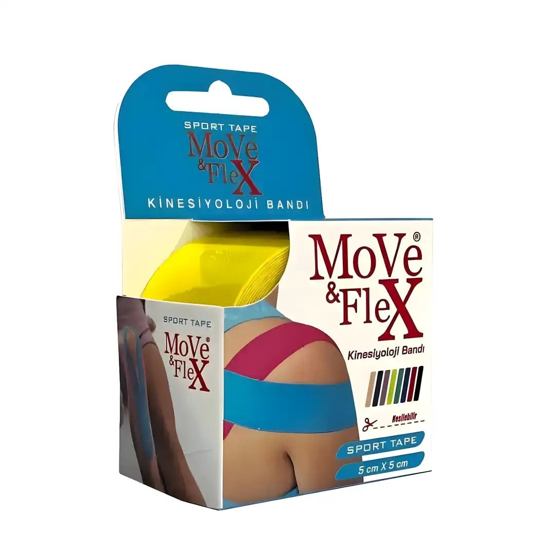 Move&Flex Kinesiology Bandı Sarı