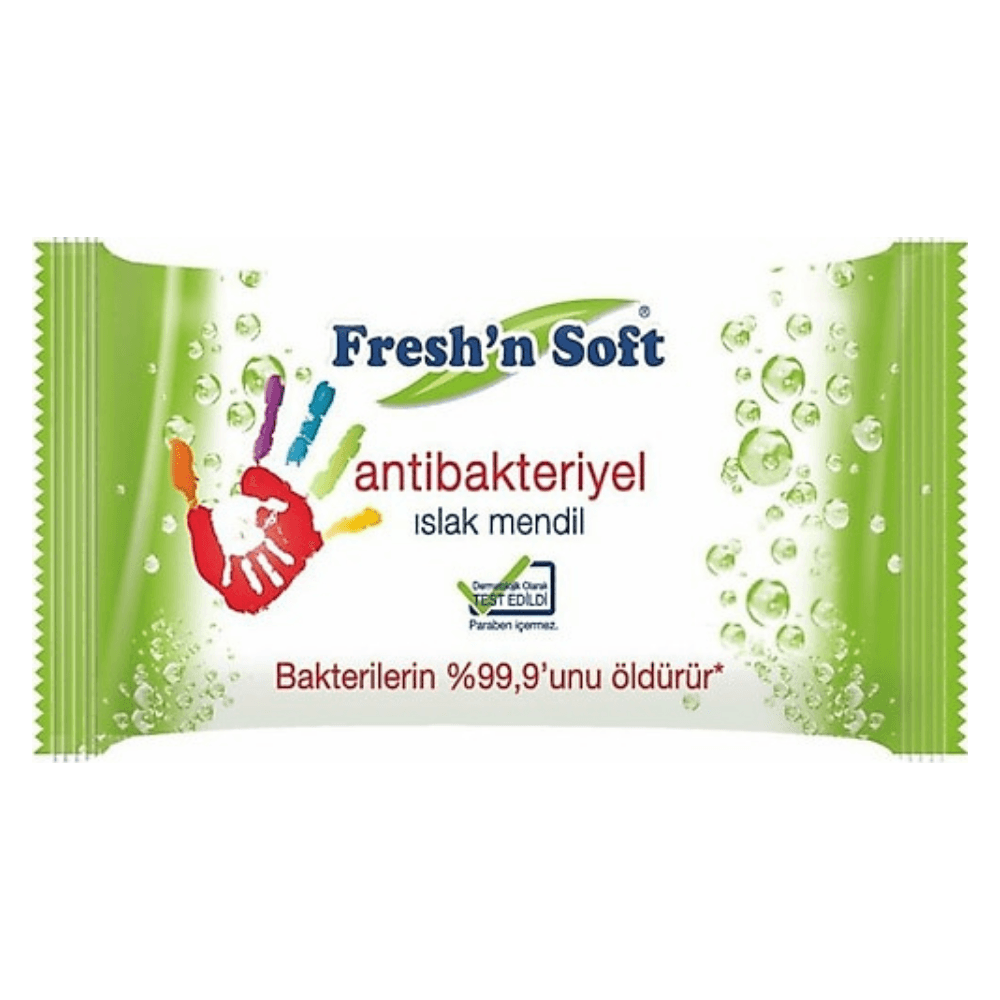 Fresh'n Soft Anti-Bakteriyel Cep Islak Mendil 15'li