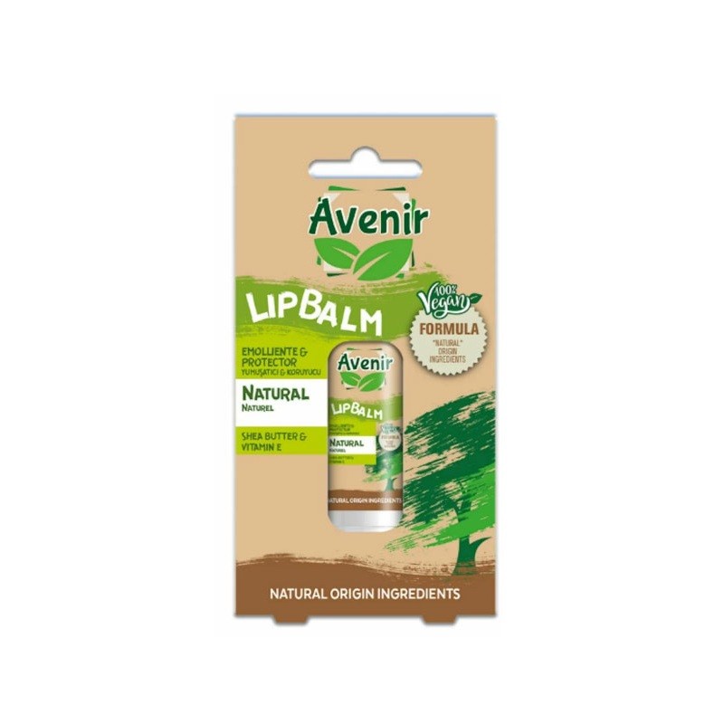 Avenir Stick Lip Balm Vegan Natural