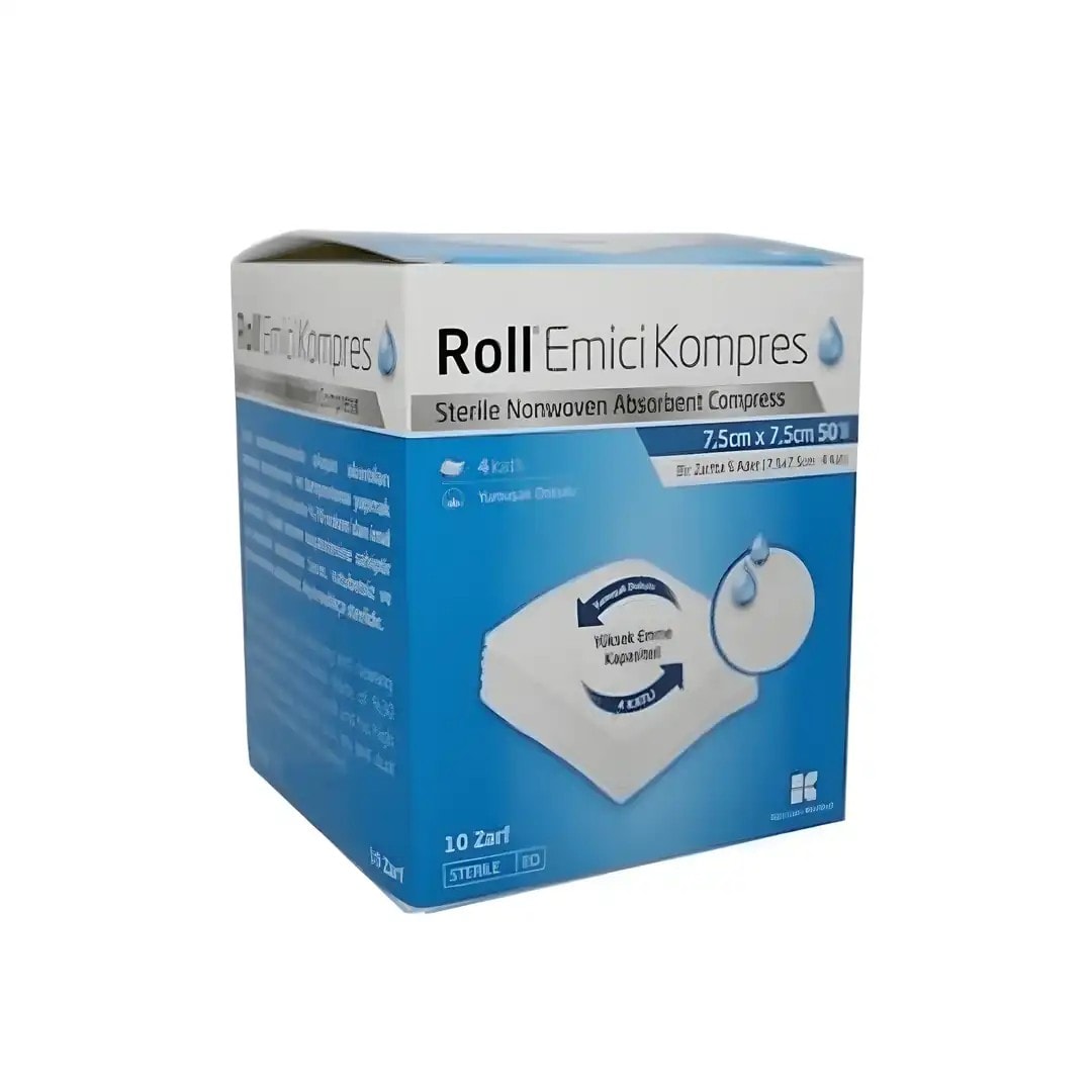 Roll Flex Steril Nonwowen Gaz Kompres 7.5cm x 7.5cm 50'li